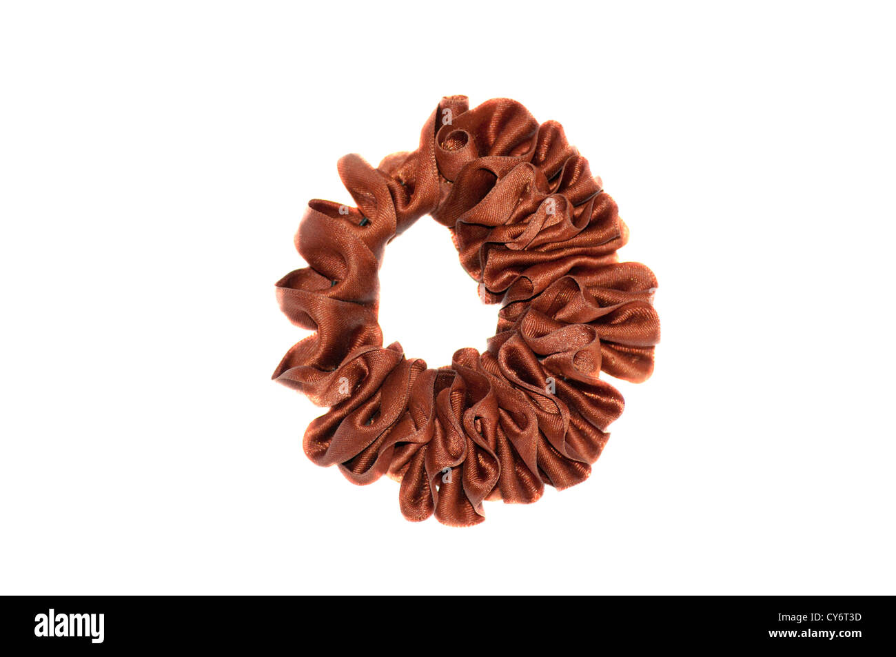 Elasticizzati a fascia per capelli Scrunchie Foto Stock