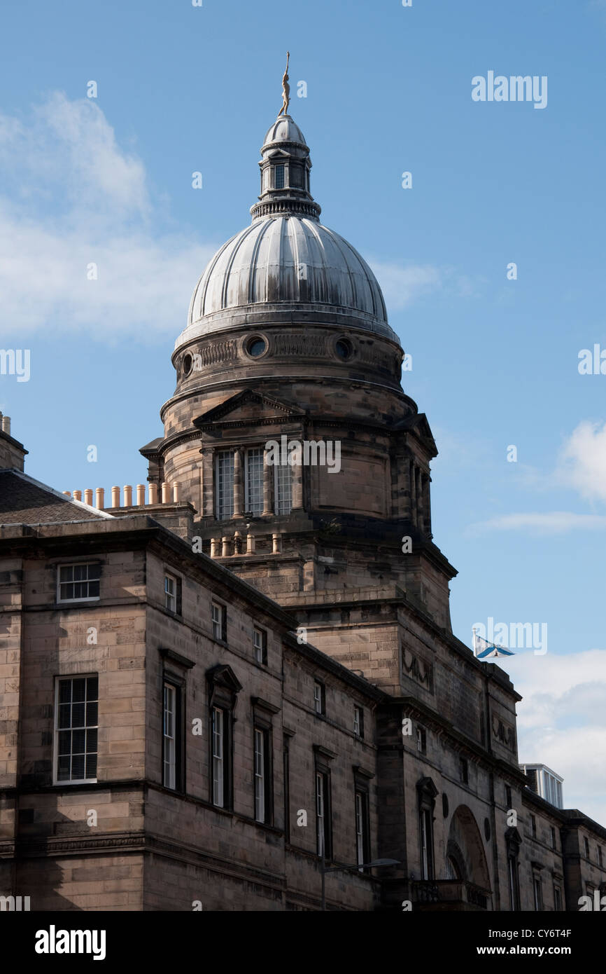Grande cupola in rame di West Register House, Edimburgo Foto Stock