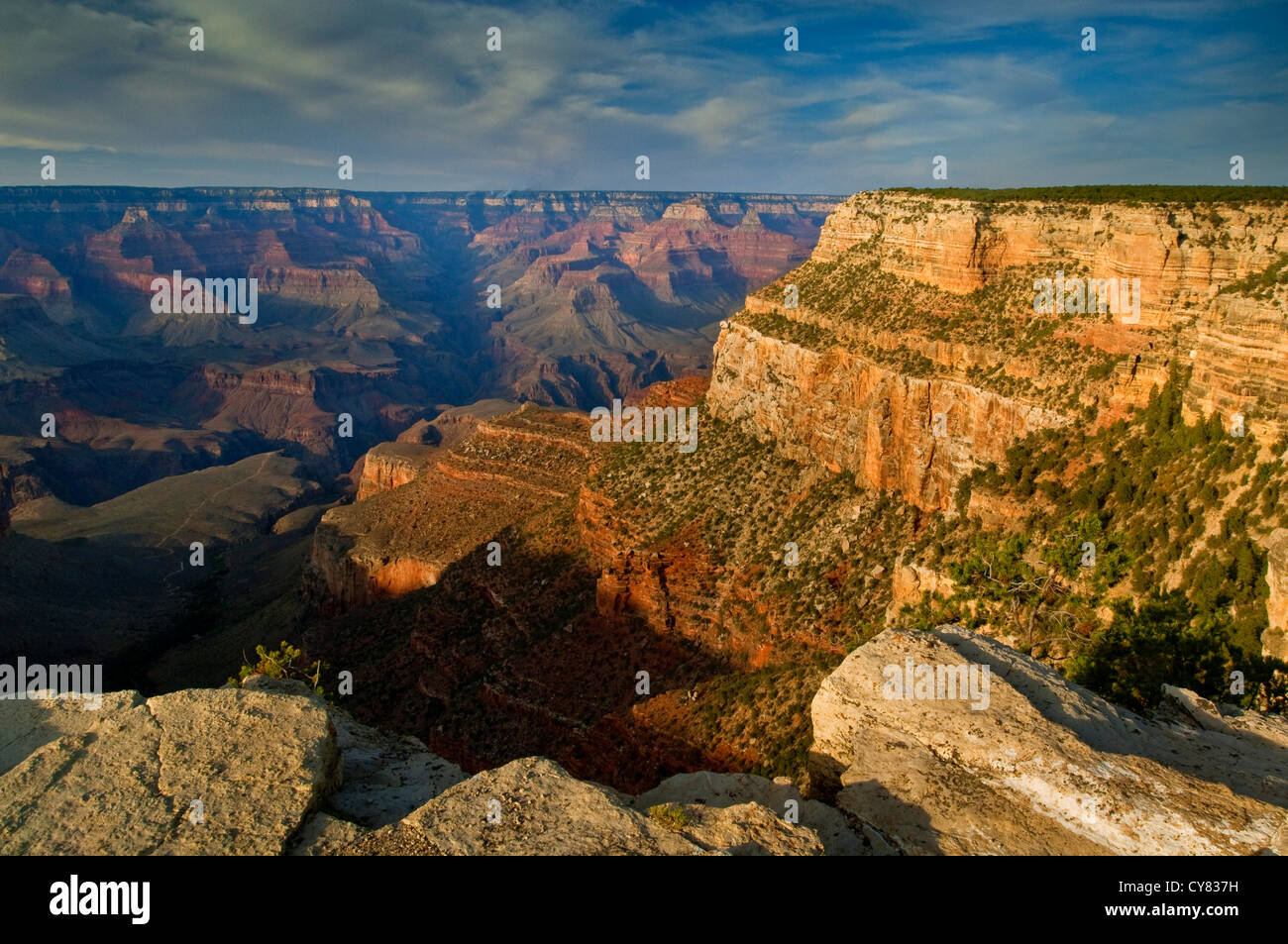 South Rim, il Parco Nazionale del Grand Canyon, Arizona Foto Stock
