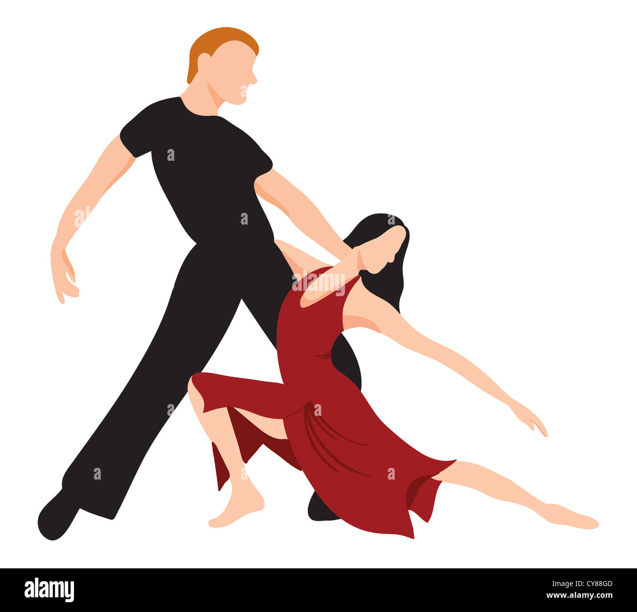 Ballerini di salsa Foto stock - Alamy