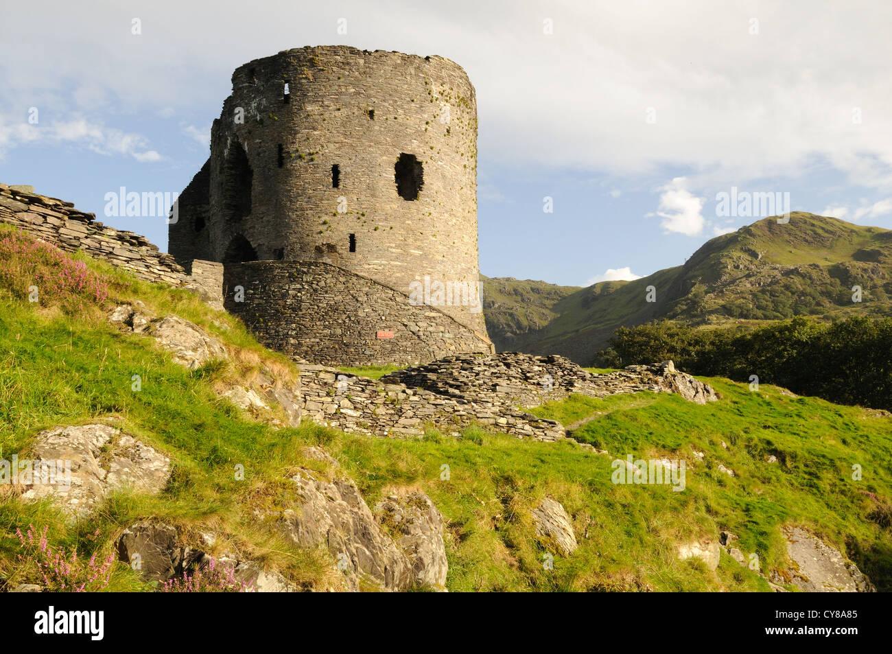 Castello di dolbadarn nel galles immagini e fotografie stock ad alta