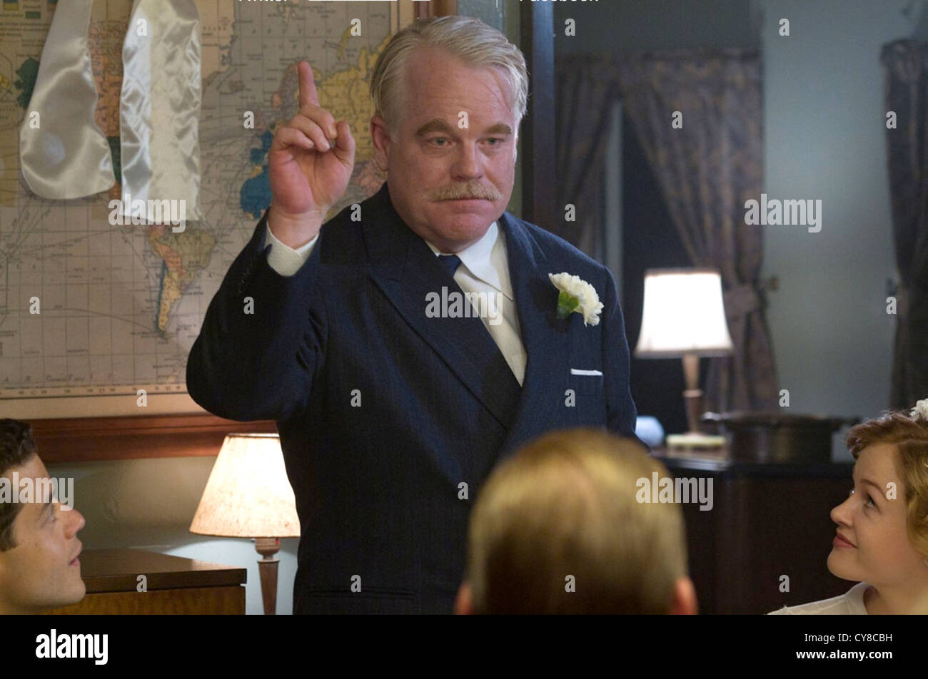 Il MASTER 2012 Weinstein Company film con Philip Seymour Hoffman come Lancaster Dodd Foto Stock