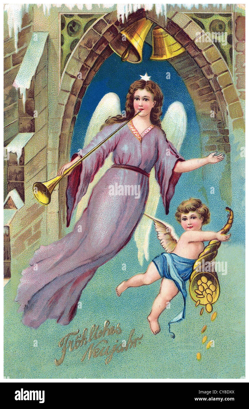 Angelo-famiglia Foto Stock