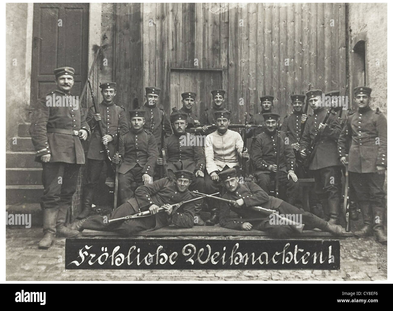 Auguri militare Buon Natale Foto Stock