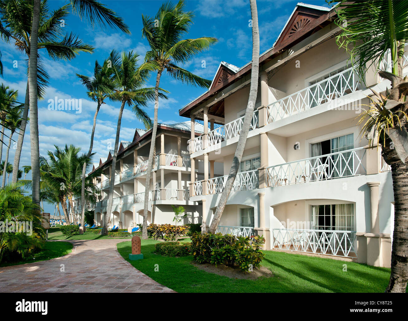 La costruzione di alloggi a Be Live Grand, Punta Cana Repubblica Dominicana Foto Stock