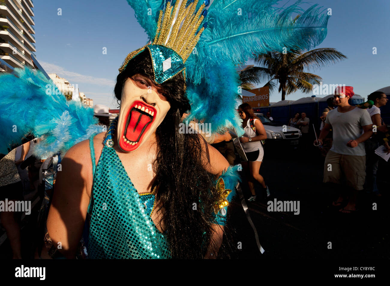 Banda de Ipanema Street Il Carnevale di Rio de Janeiro in Brasile Foto Stock