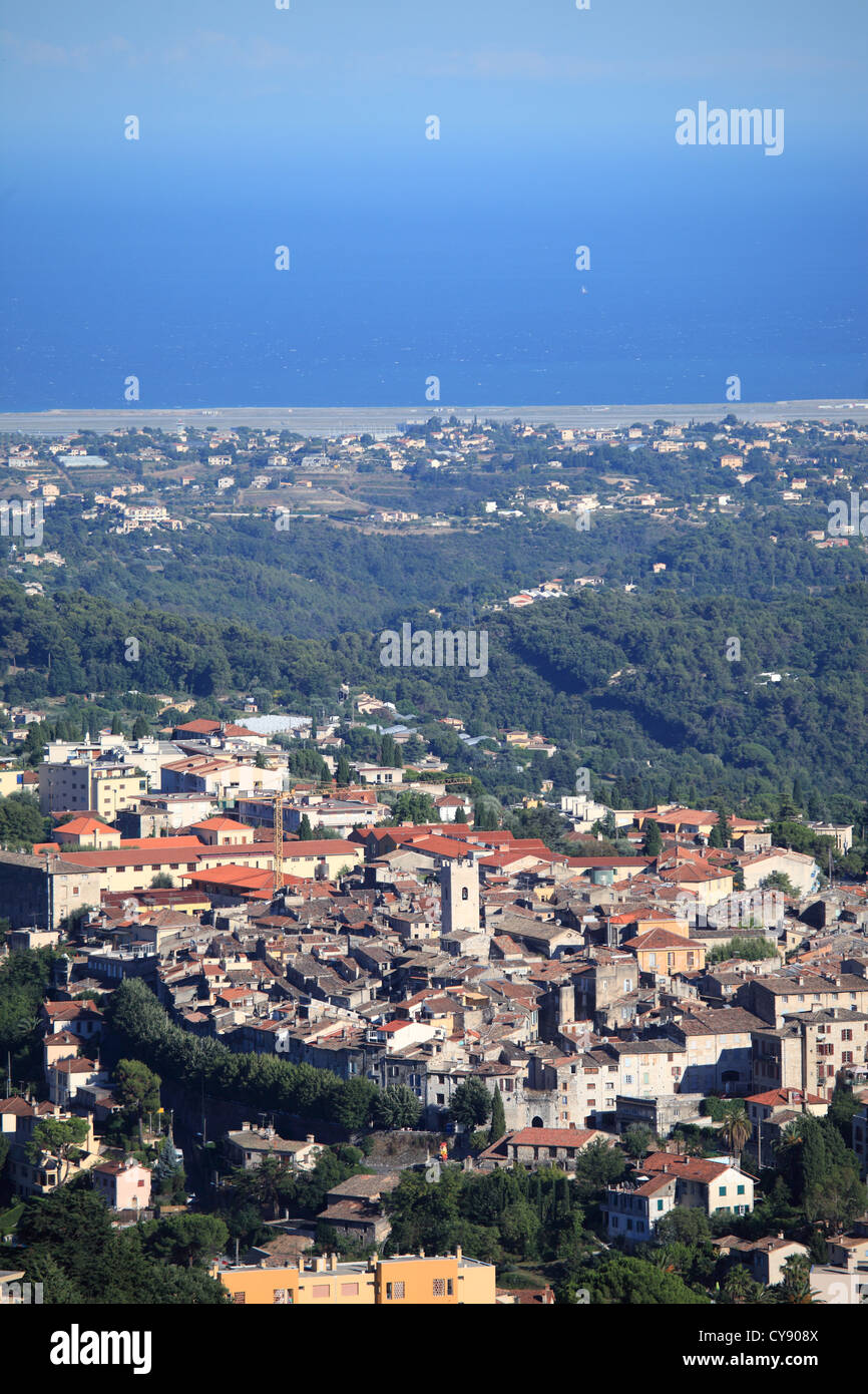 La città medievale di Vence Foto Stock