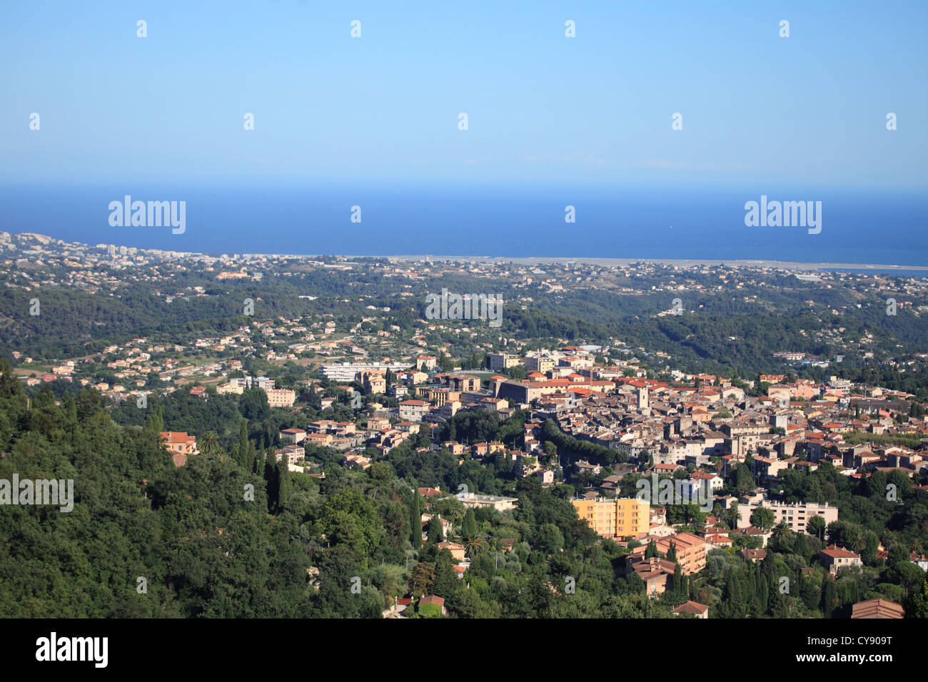 La città medievale di Vence Foto Stock