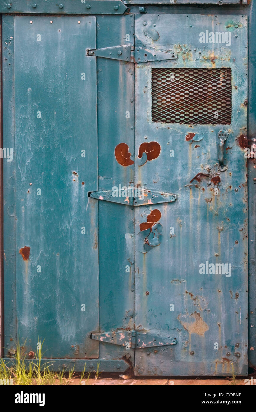 Edificio di utilità all'ex Washington DC Department of Corrections Lorton Max. Prigione di sicurezza struttura situata a Lorton VA Foto Stock
