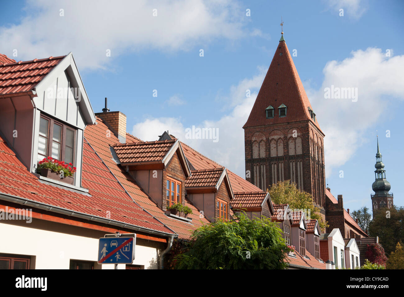 Jacobikirche,greifswald, vorpommern-distretto di Greifswald, mecklenburg-vorpommern, Germania Foto Stock