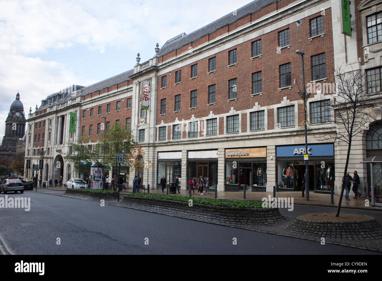 Leeds City Center edifici shot in ottobre con la nuova Canon EOS M Foto Stock