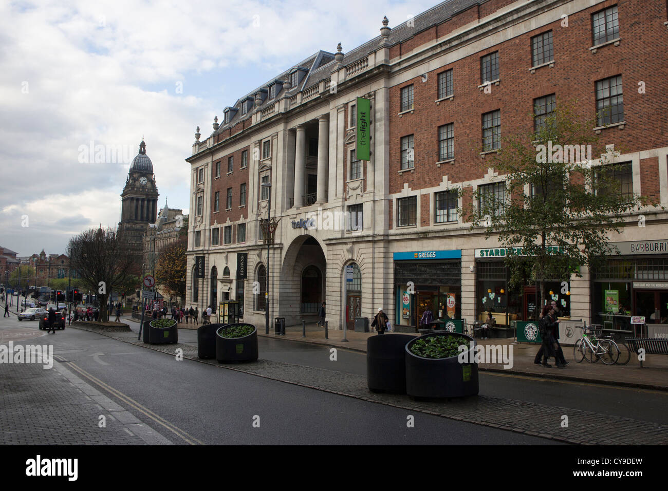 Leeds City Center edifici shot in ottobre con la nuova Canon EOS M Foto Stock