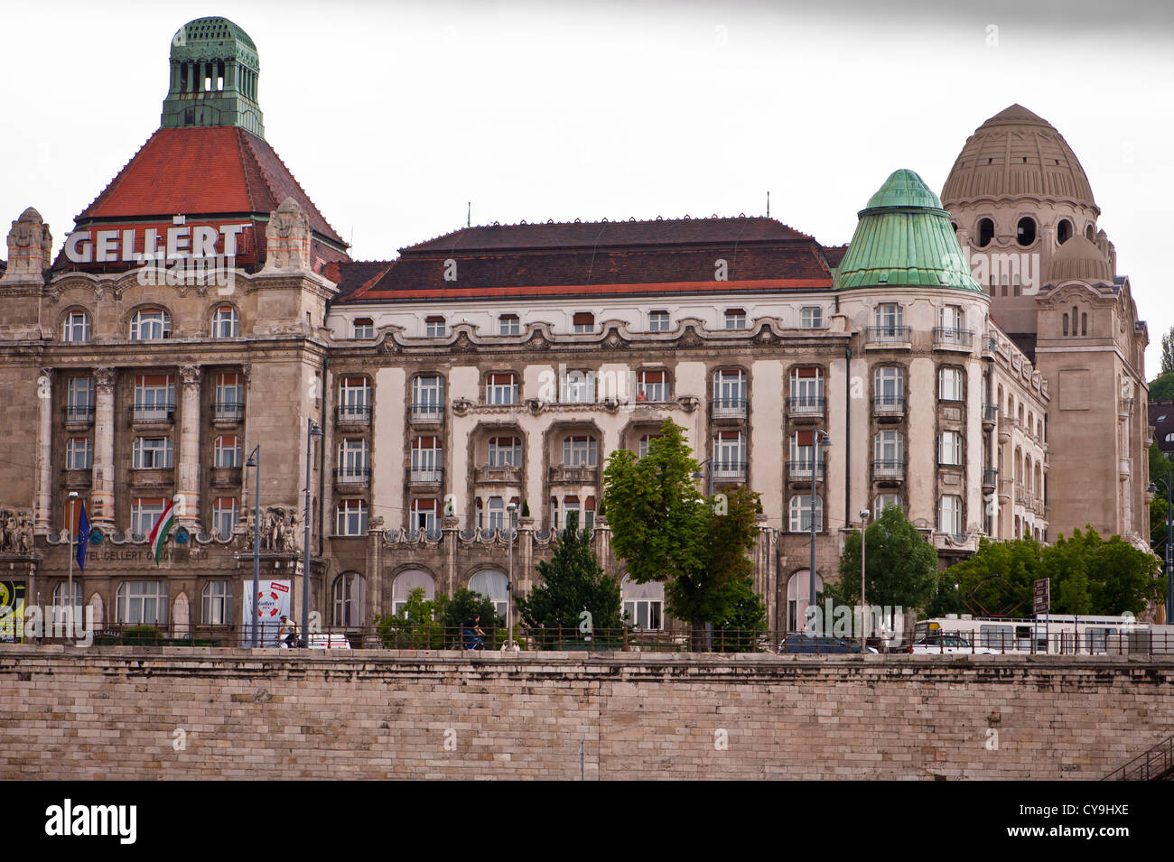Un vecchio hotel Gellert Budapest Foto Stock