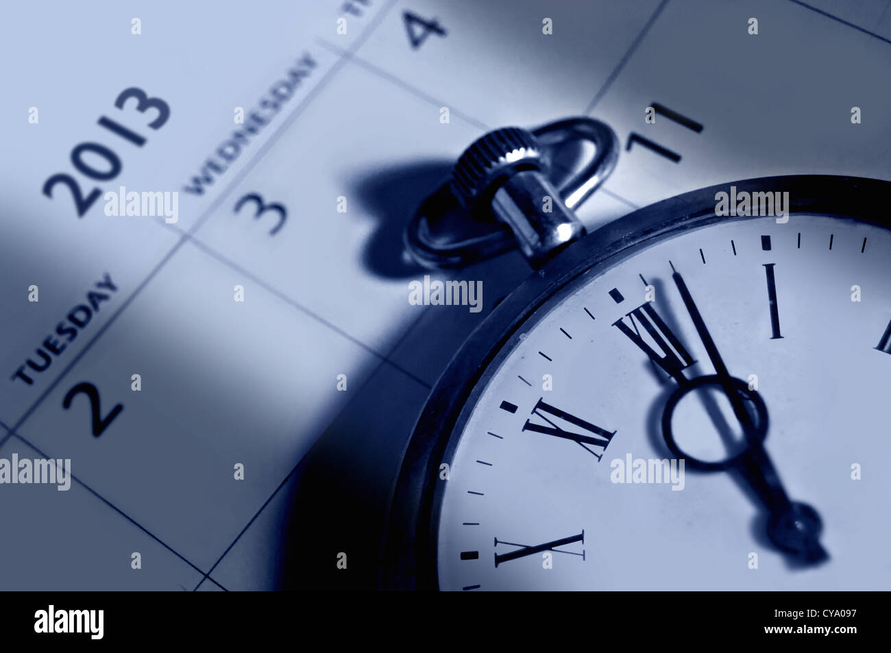 Calendario 2013 Foto Stock