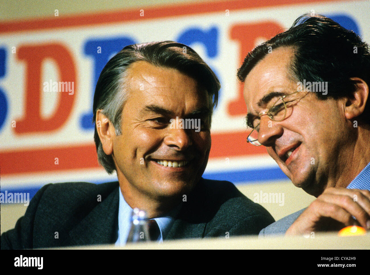 Conferenza SDP, Torquay, Inghilterra, Regno Unito. 1985 . SDP, Socialdemocratico conferenza di partito in Torquay, Inghilterra in 1985. Foto Stock