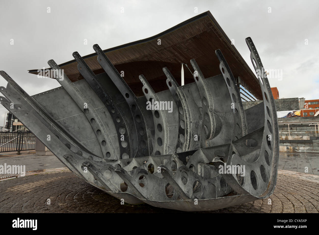 I marittimi mercantili' War Memorial 1997, per commemorare il merchant seamen morto nella Seconda guerra mondiale. Foto Stock