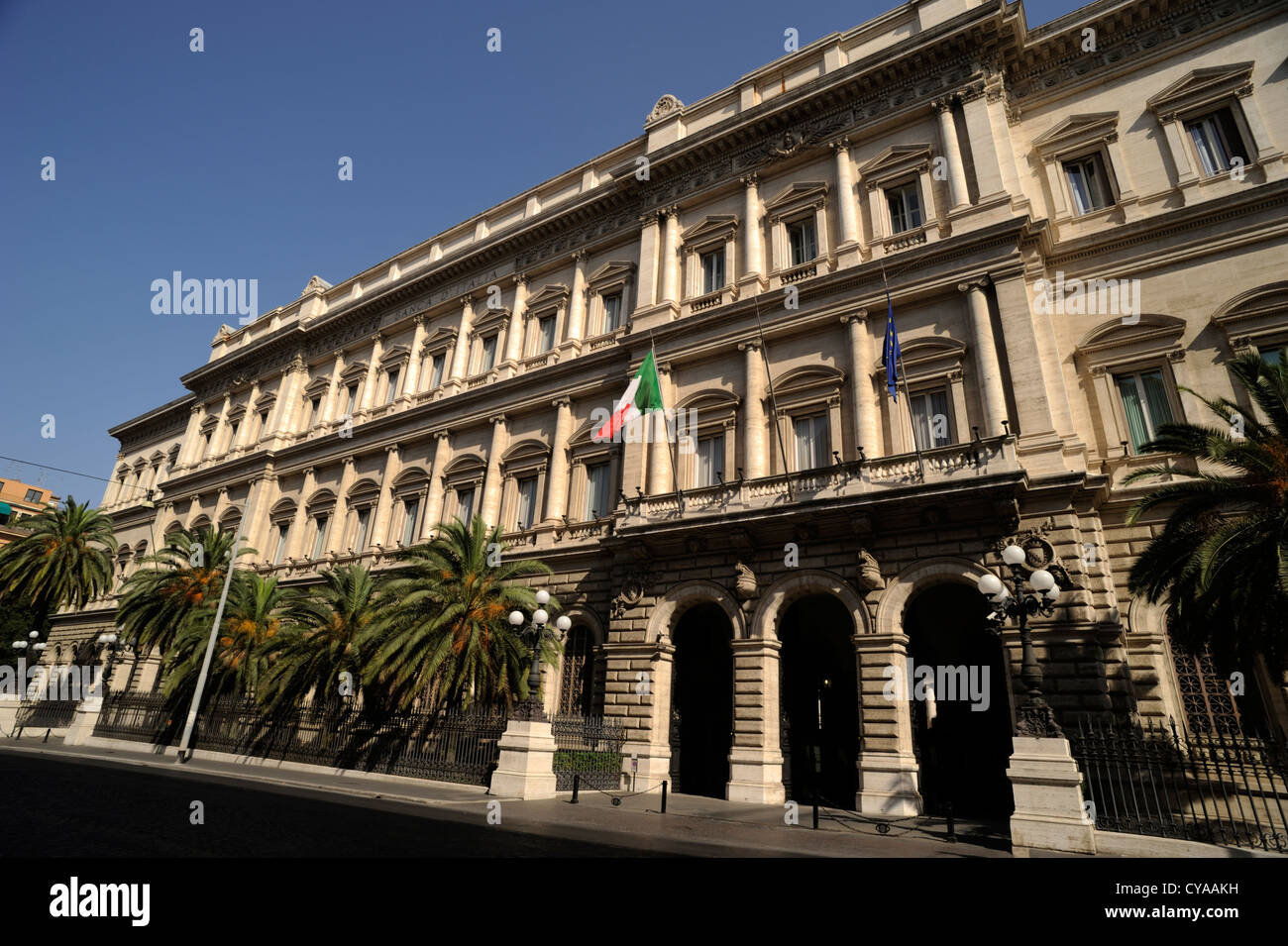 Italia, Roma, via Nazionale, Banca d'Italia, Banca d'Italia Foto Stock