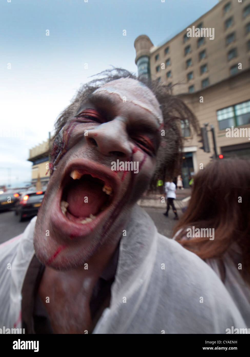 Il Brighton zombie a piedi,2012. Foto Stock