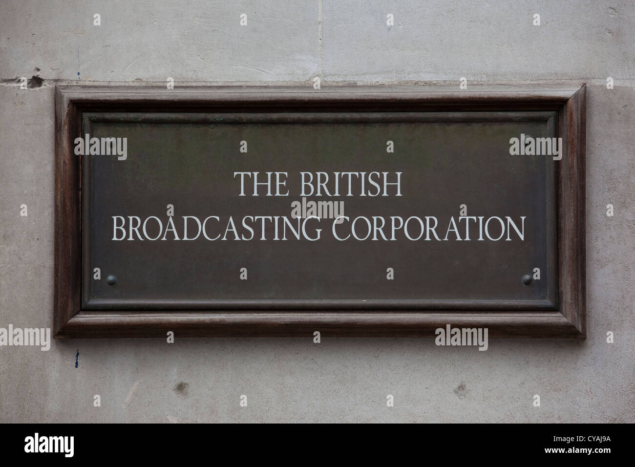 BBC British Broadcasting Corporation,Broadcasting House, Portland Place, London, England, Regno Unito Foto Stock