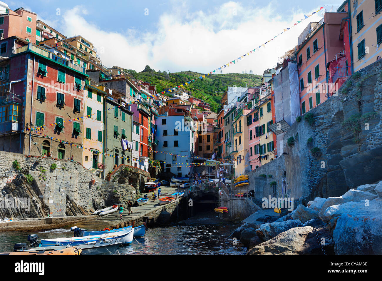 Parco Nazionale delle Cinque Terre.Liguria,l'Italia. Foto Stock