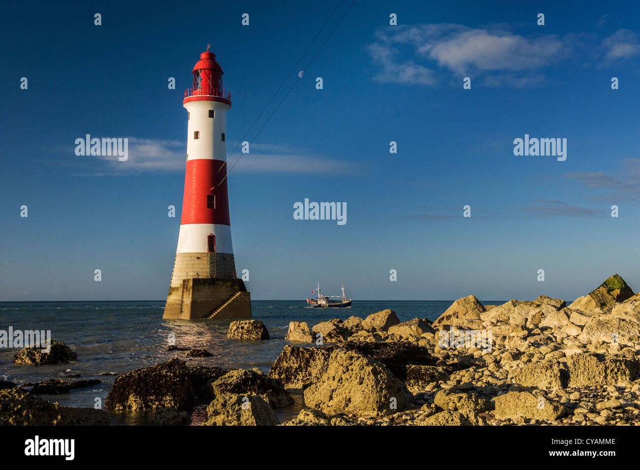Beachy Head Lighthouse, East Sussex Foto Stock