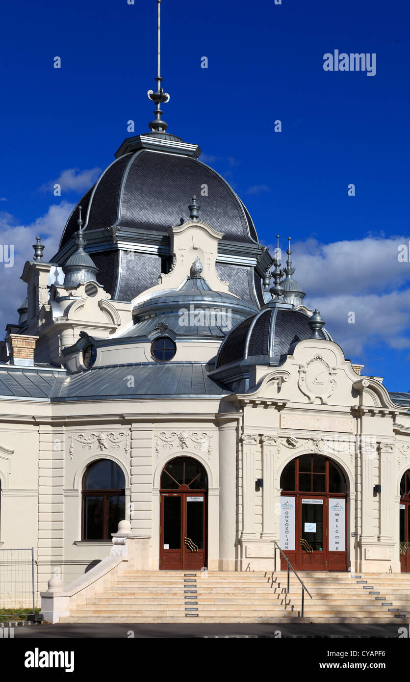 Ungheria, Budapest, al parco della città, il pattinaggio su ghiaccio edificio, Foto Stock