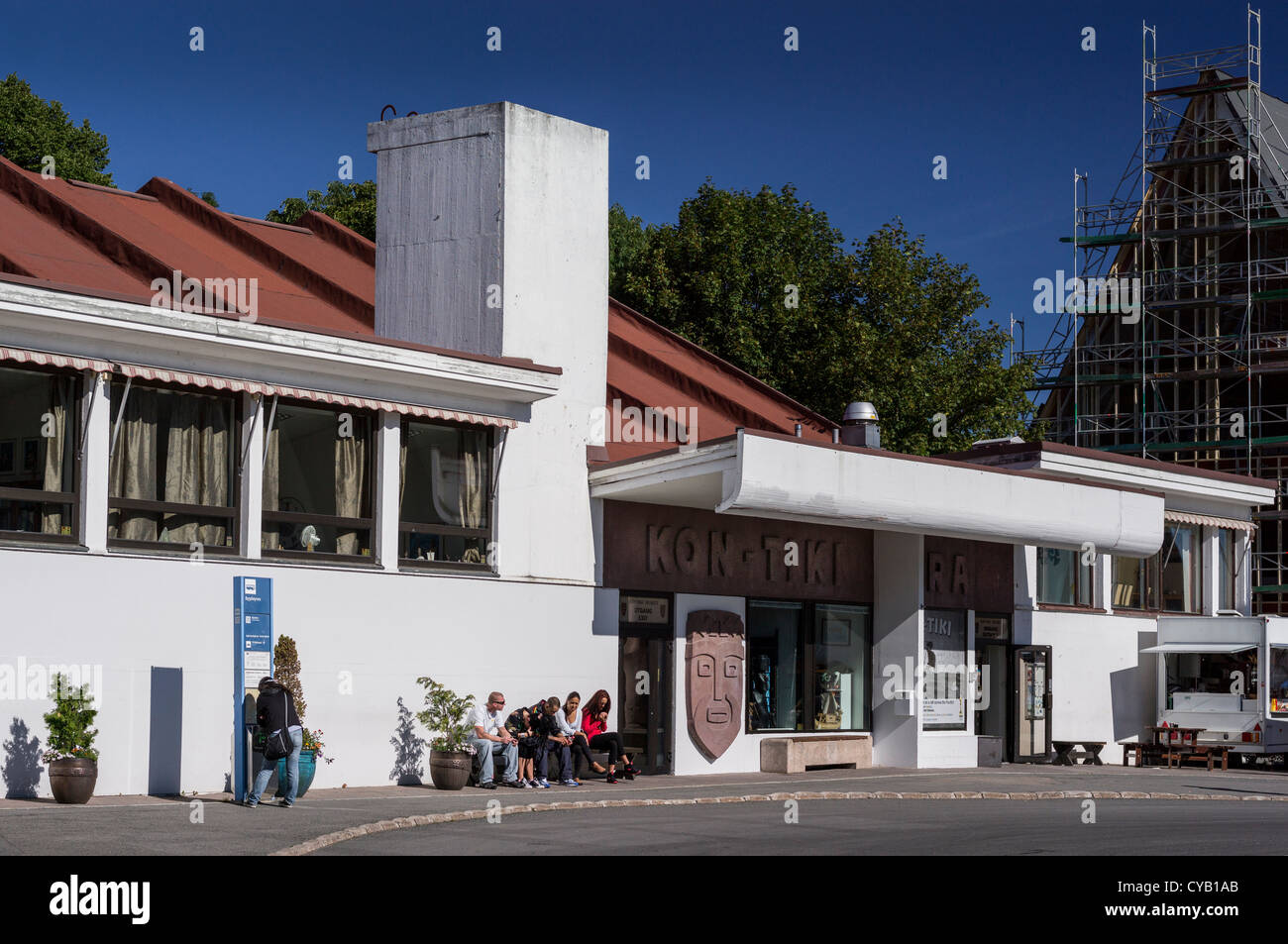 KON TIKI-museo PENISOLA DI BYGDOY OSLOFJORD Oslo NORVEGIA Foto Stock