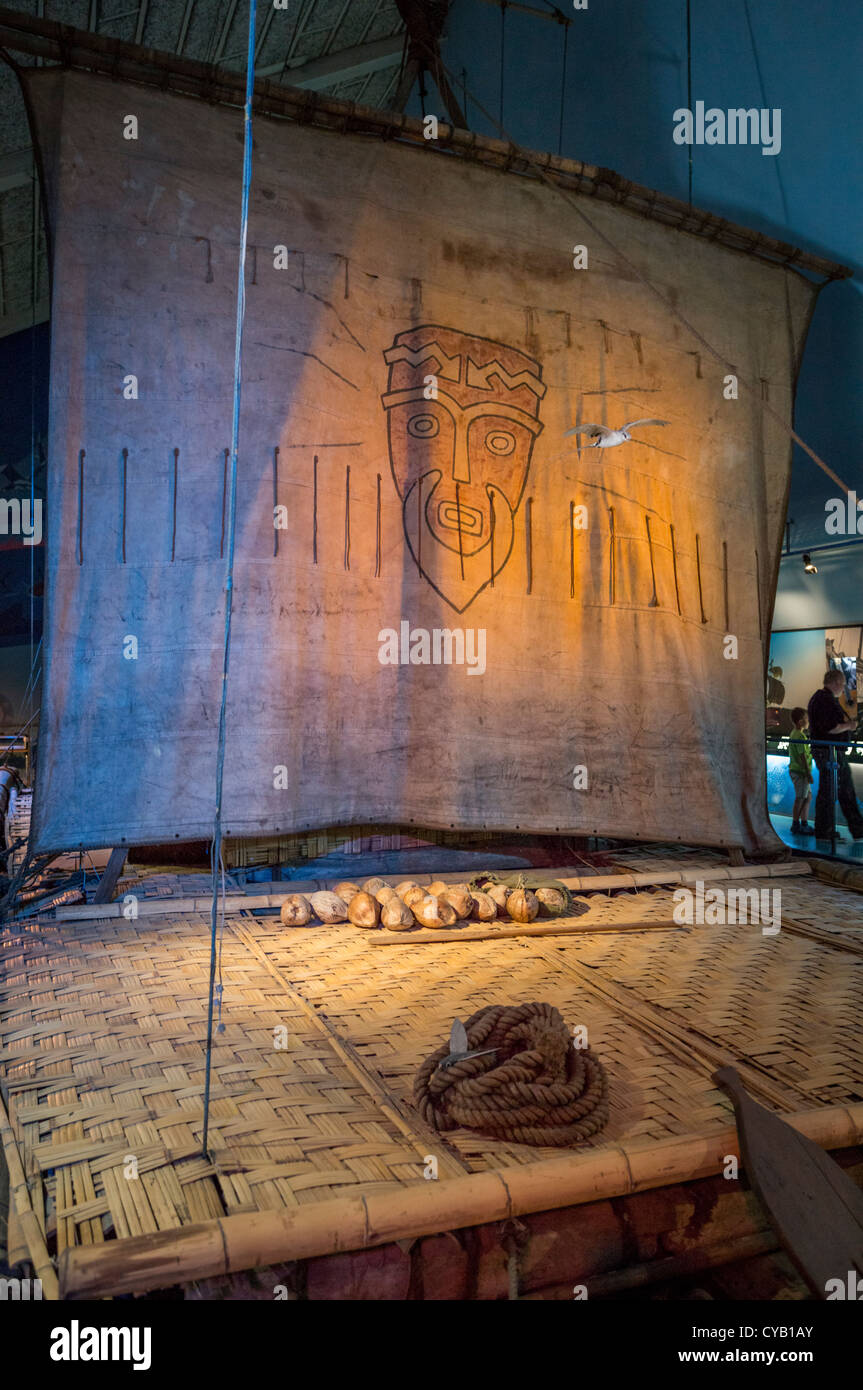 KON TIKI-museo PENISOLA DI BYGDOY OSLOFJORD Oslo NORVEGIA Foto Stock