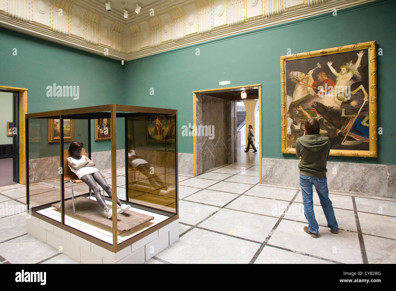 L'Europa, la Svizzera, Zurigo, Kunsthaus, museo d'arte, installazione, opera d'arte di andro wekua, 2008 Foto Stock