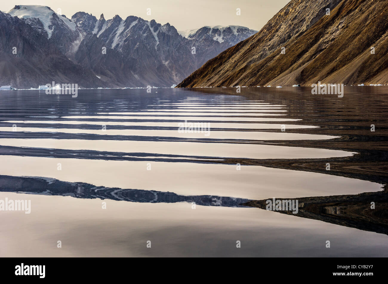 FREDERIKSDAL PARCO NAZIONALE DI GROENLANDIA Foto Stock