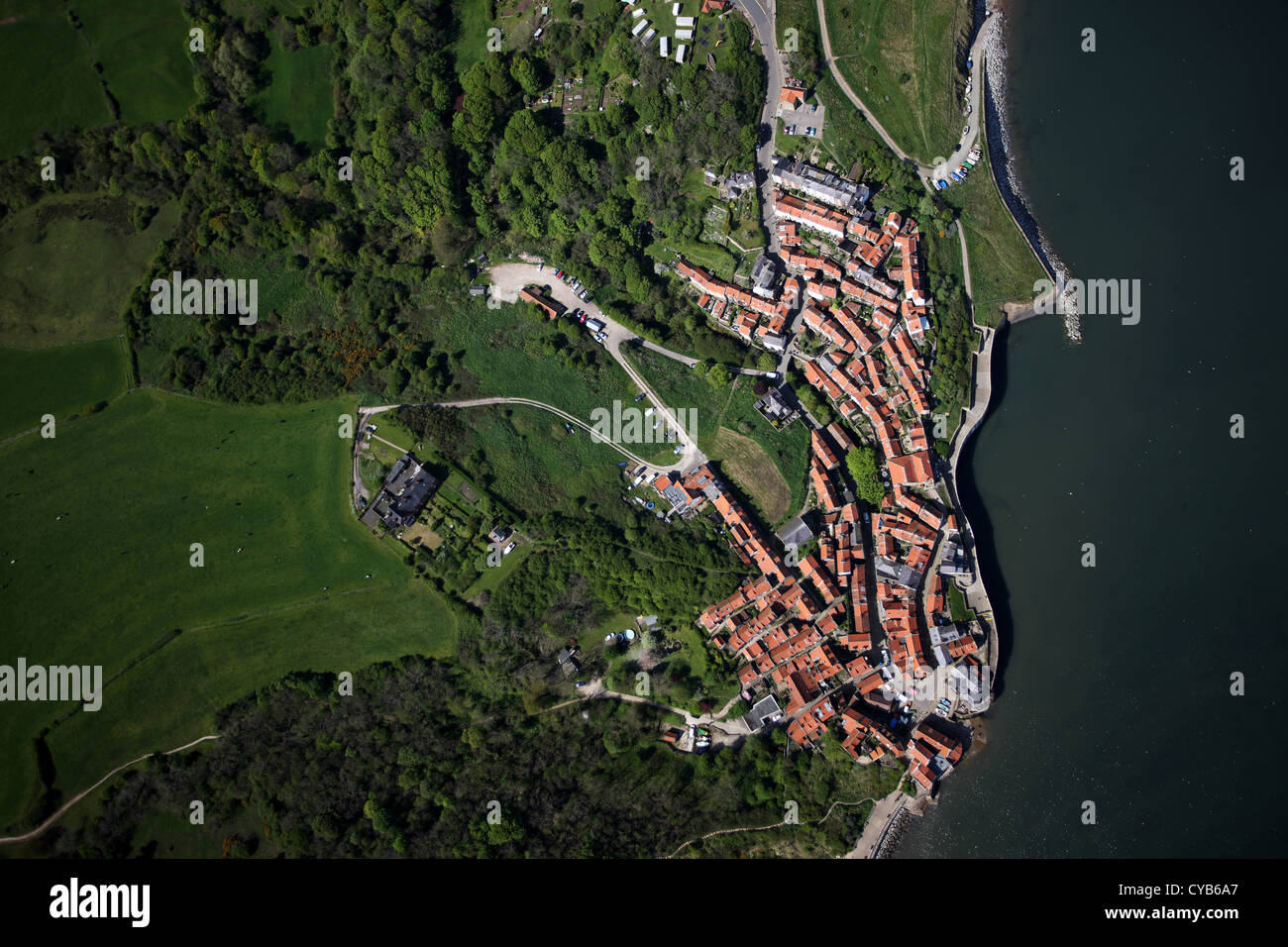 Robin Hood's Bay, North Yorkshire Foto Stock