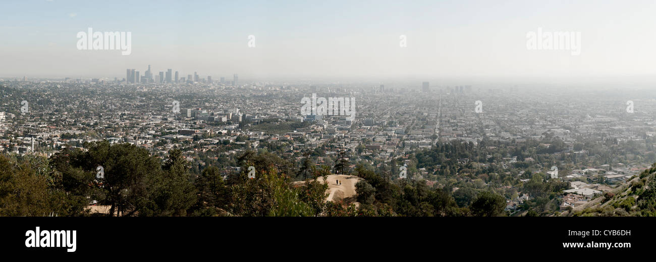 Los Angeles skyline, CALIFORNIA, STATI UNITI D'AMERICA Foto Stock
