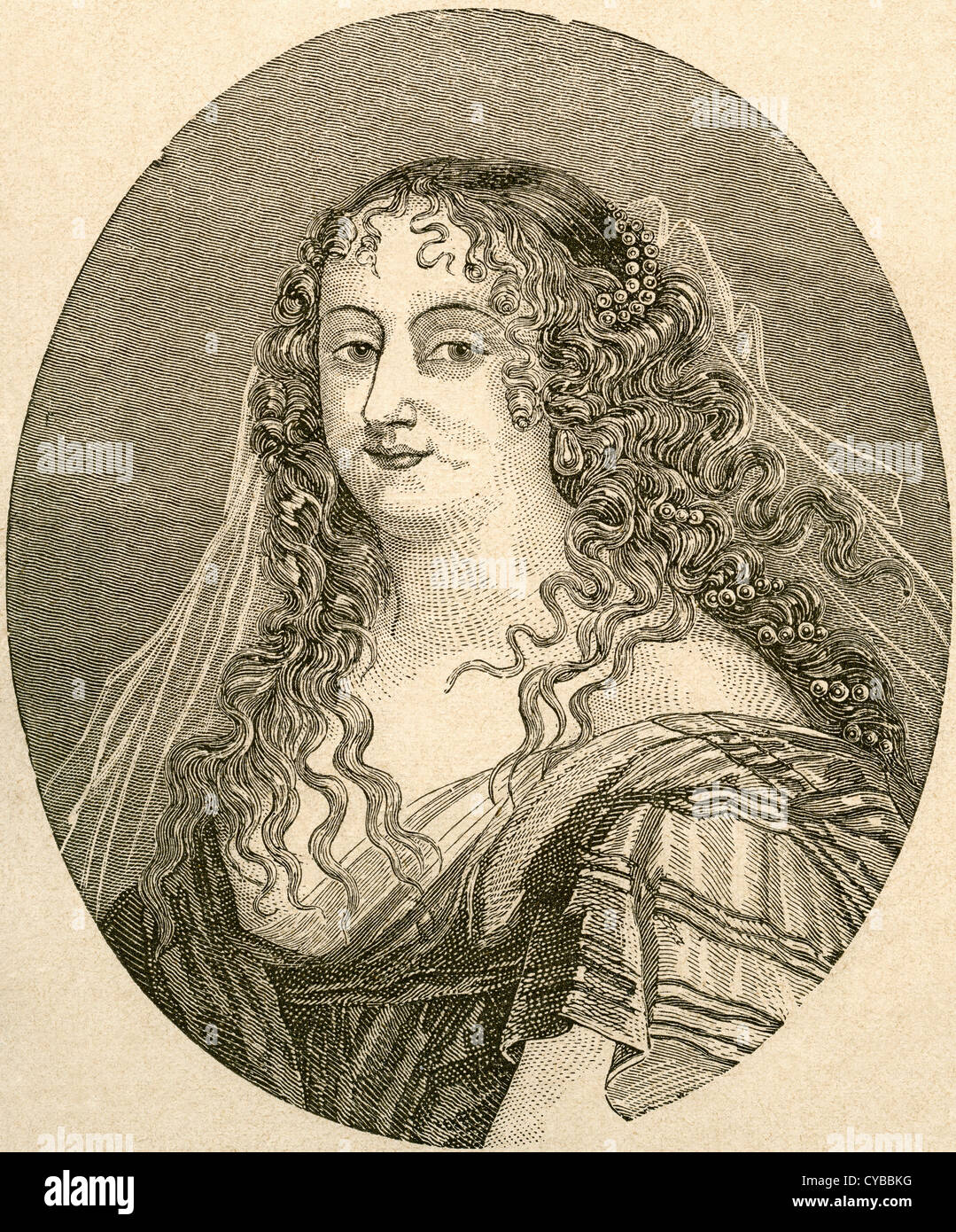 Marie de Rabutin-Chantal, Marquise de Sévigné, 1626 - 1696. Aristocratico francese e prolifico scrittore di lettere. Foto Stock