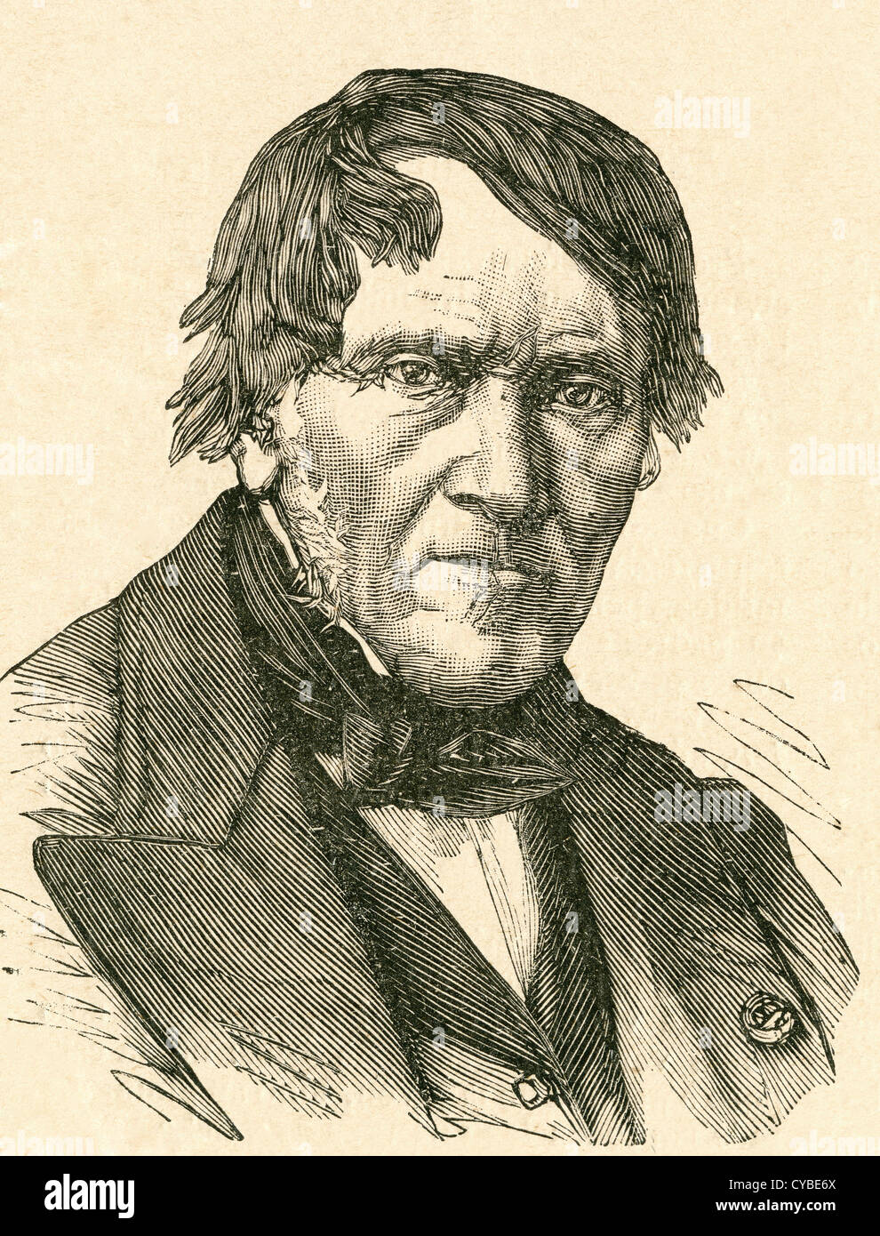 Antoine César Becquerel, 1788 - 1878. Scienziato francese. Foto Stock