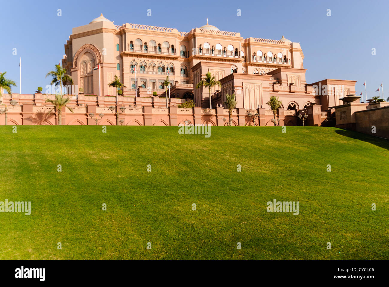 Emirates Palace Hotel Abu Dhabi Foto Stock