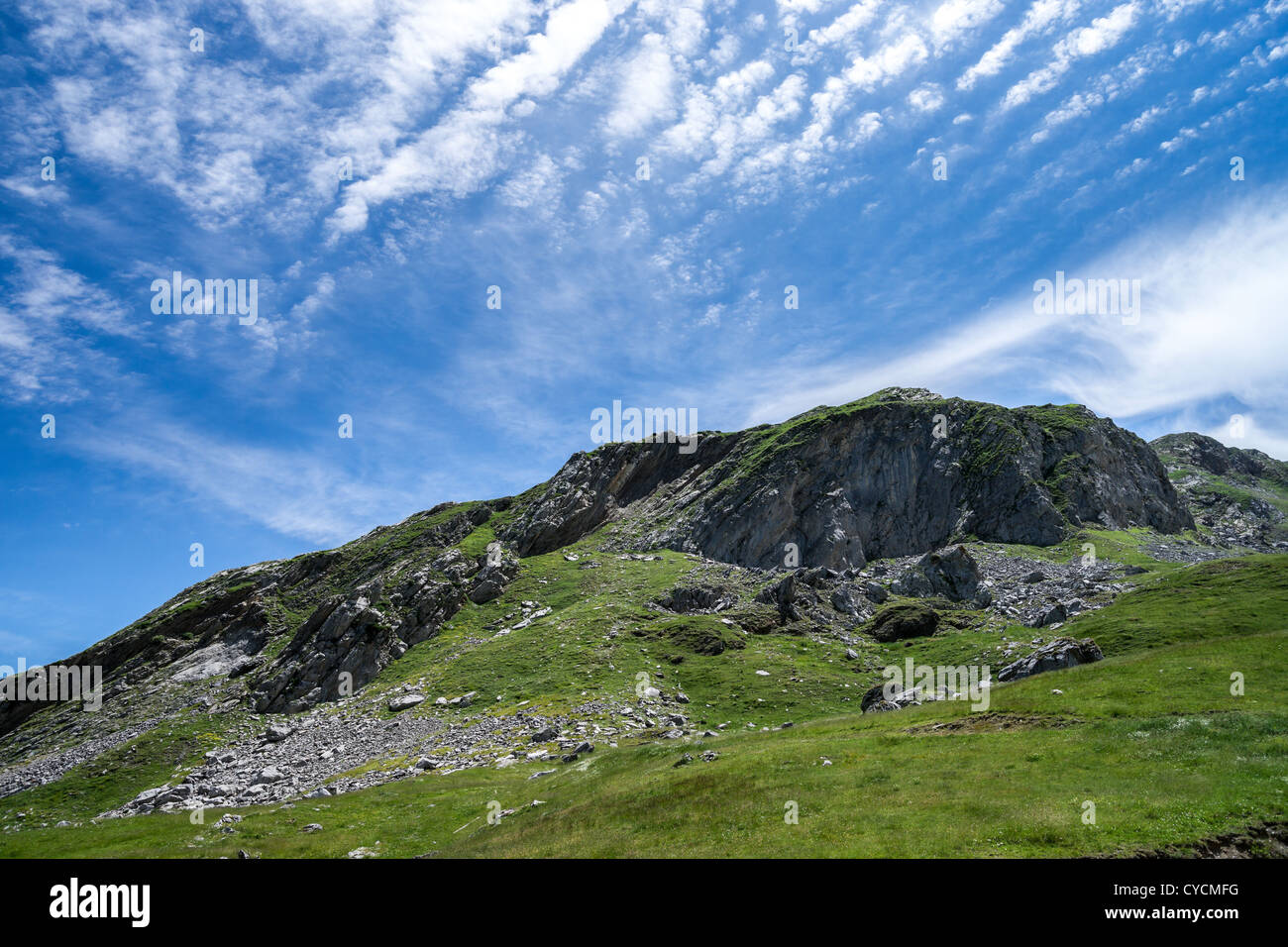 Vista del Parco Nazionale dei Pirenei in Spagna Foto Stock