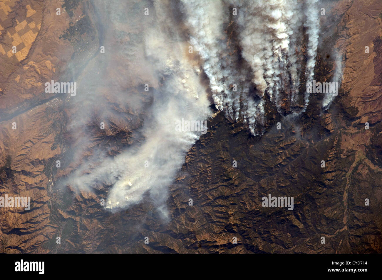 Wildland incendi in Idaho, incendi, STATI UNITI D'AMERICA Foto Stock