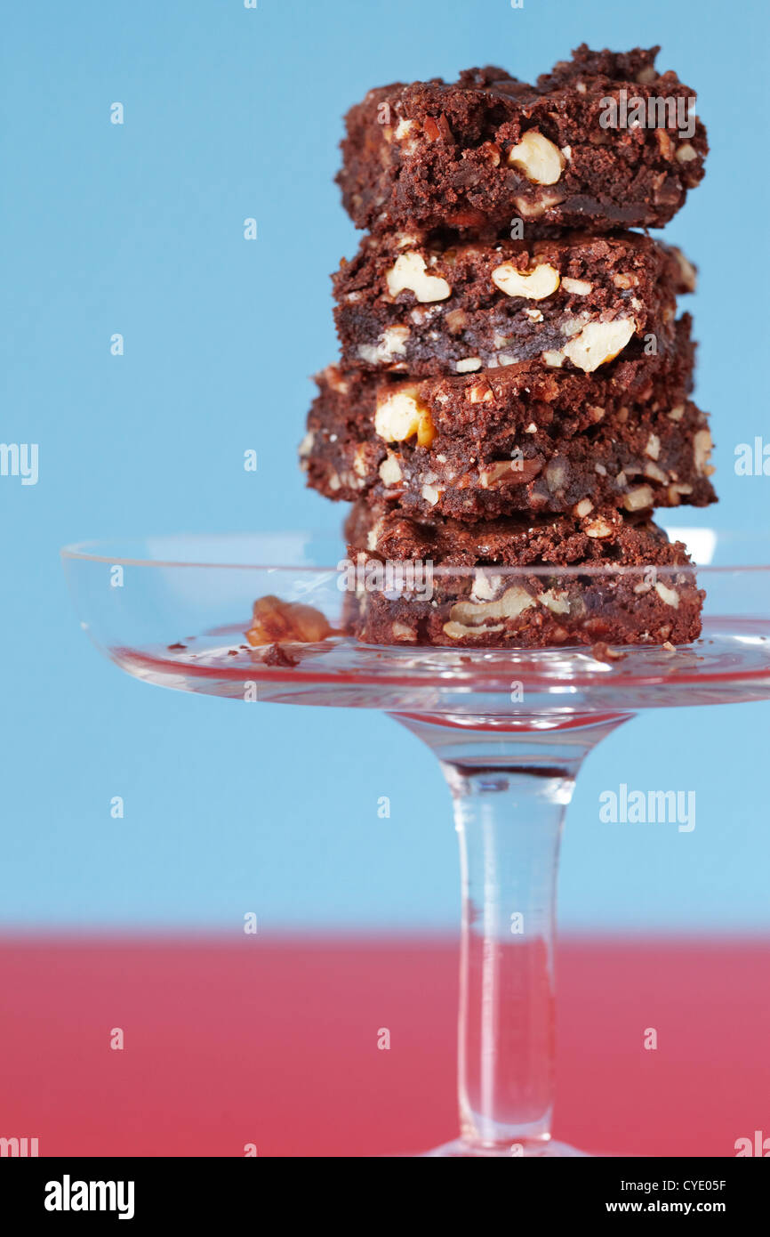 Brownie al cioccolato Foto Stock
