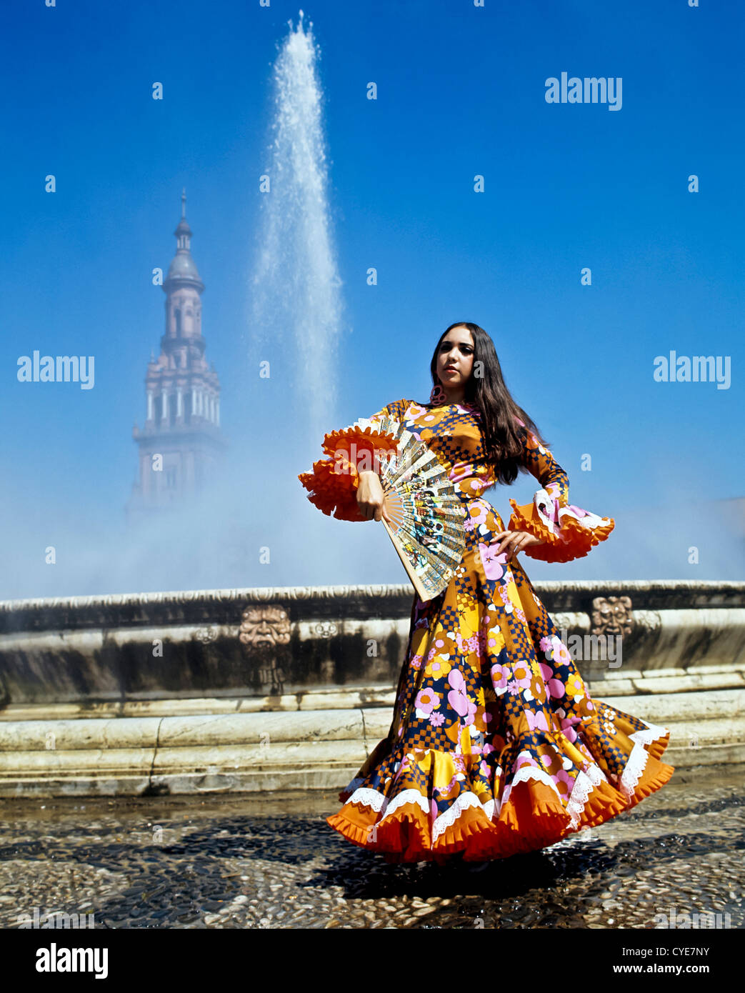 8333. La ballerina di flamenco, Siviglia, Spagna, Europa Foto Stock