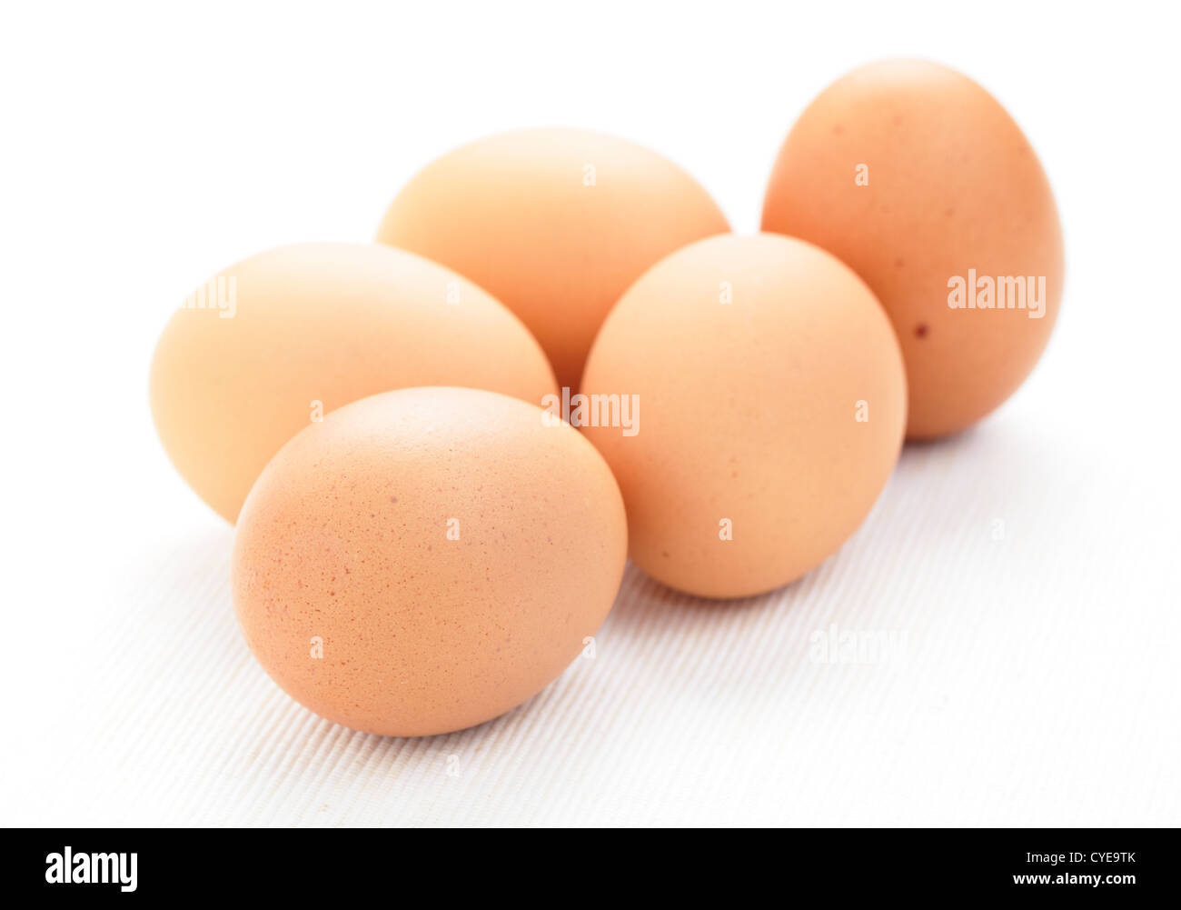 uova fresche Foto Stock