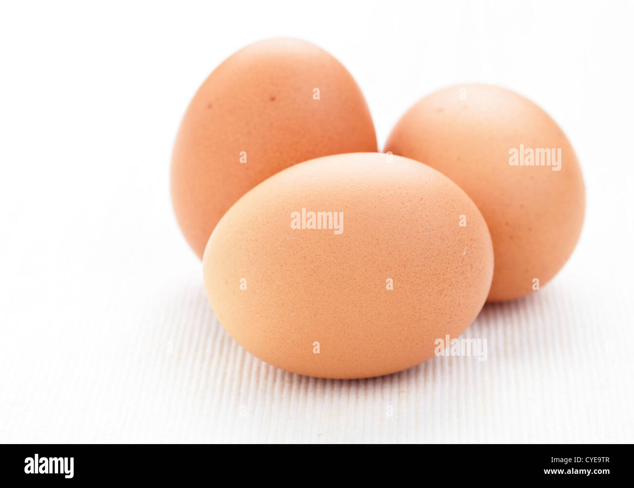 uova fresche Foto Stock