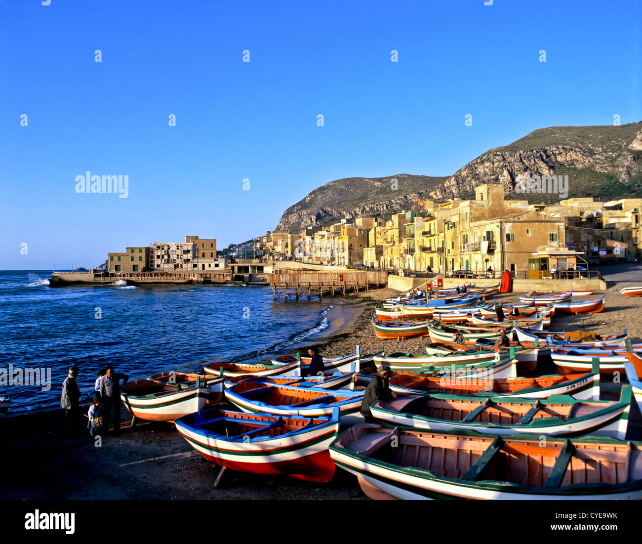 8377. Porticello, Sicilia, Italia, Europa Foto Stock