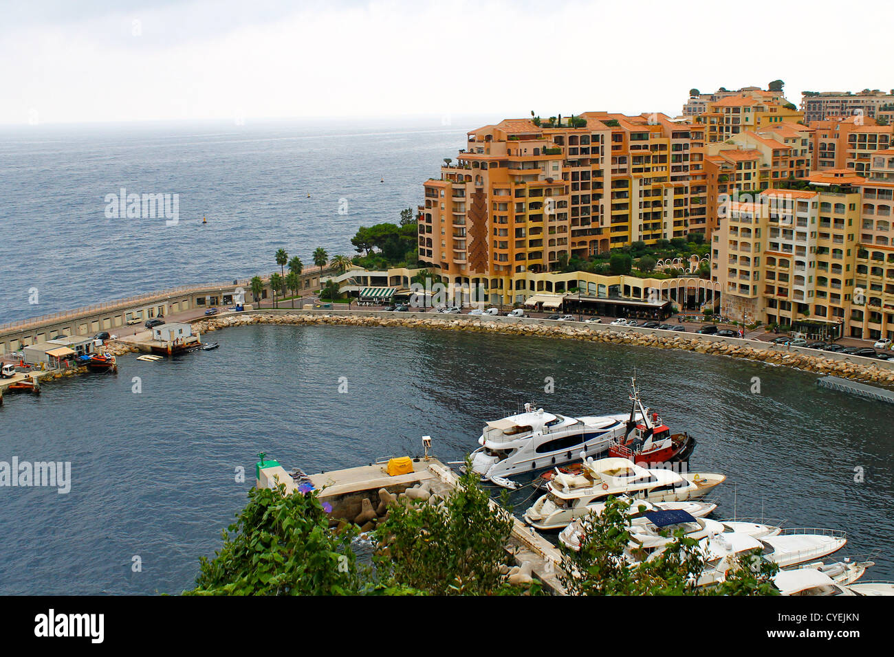 Monaco Porto, yacht, mare Foto Stock