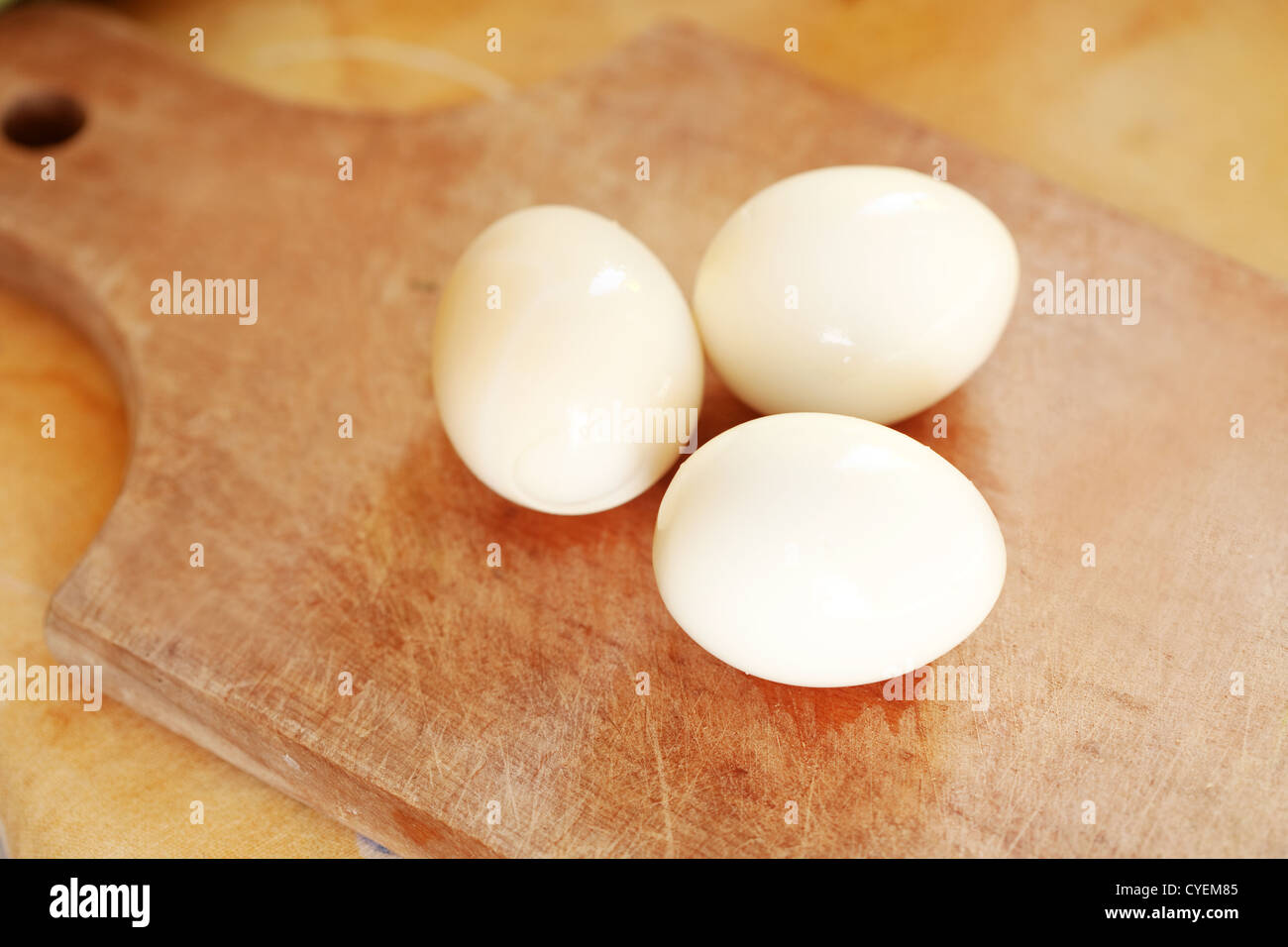 Uova sode Foto Stock