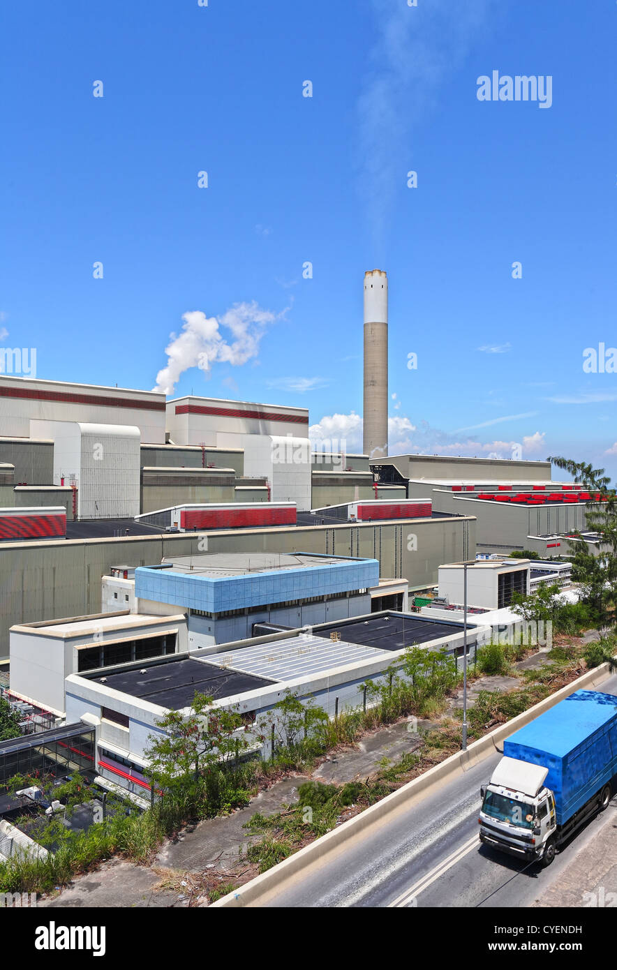 La stazione di alimentazione e del carrello Foto Stock