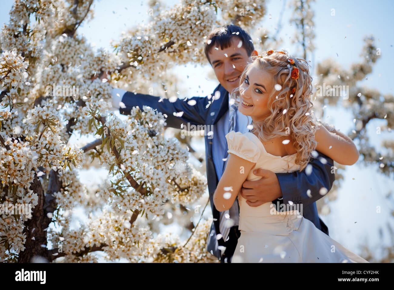Matrimonio di primavera Foto Stock