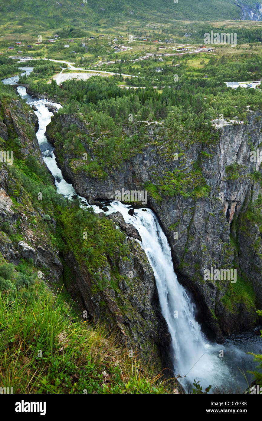 Cascate in Norvegia Foto Stock