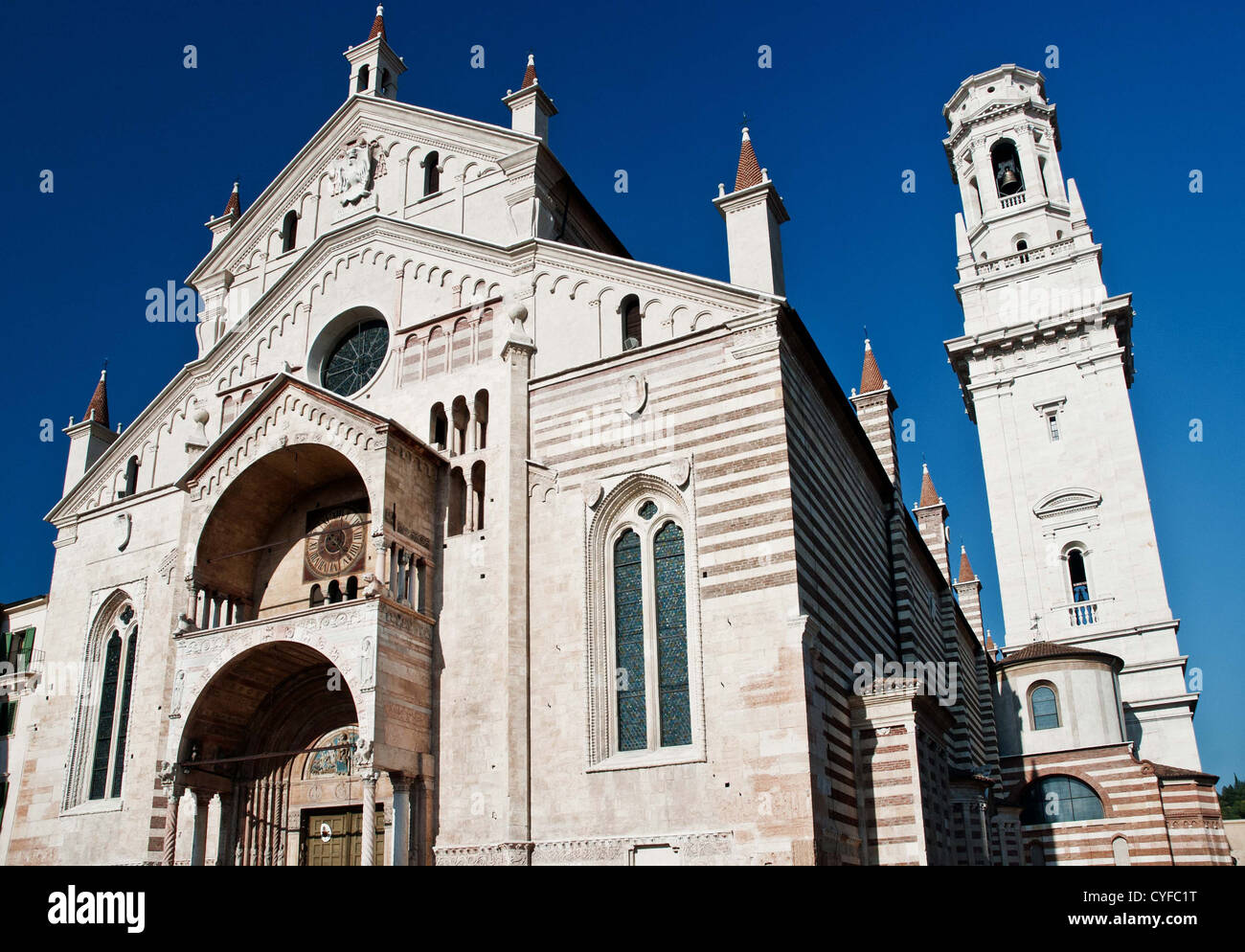 La Chiesa del Duomo di Verona, Italia Foto Stock