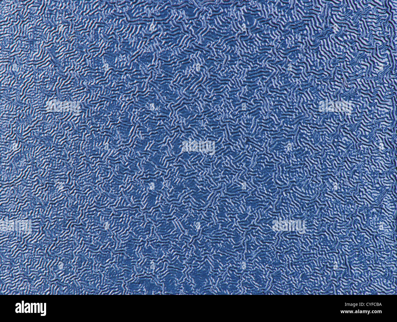 Abstract vivid blue sharp close up sullo sfondo Foto Stock