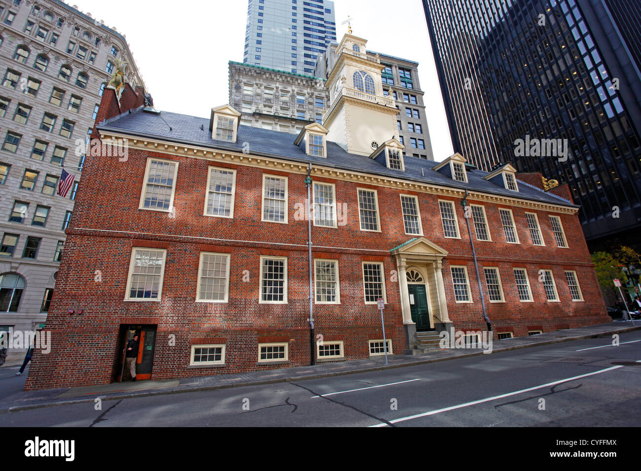 La Old State House di Boston, Massachusetts, America Foto Stock